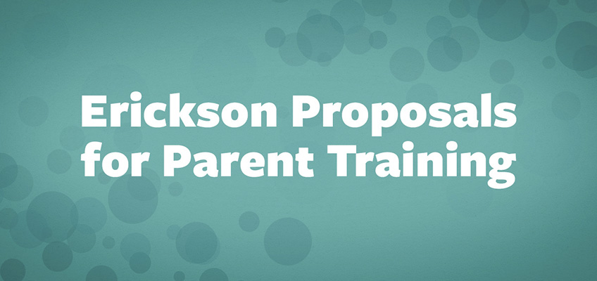 Proposal for Parent training
